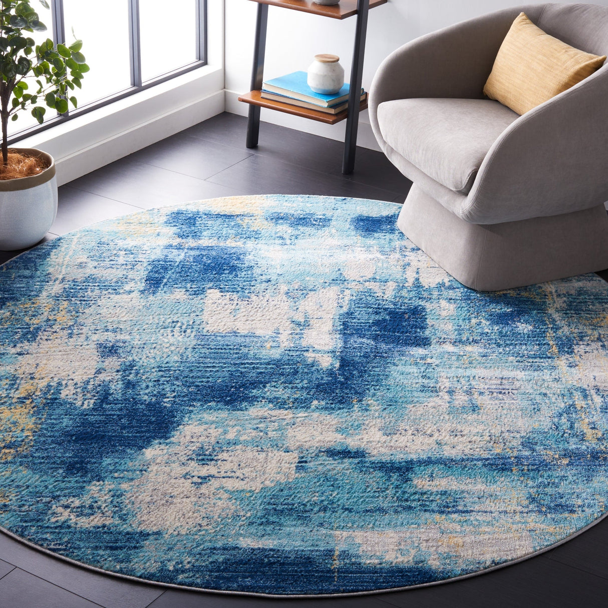 Safavieh Jasper Jsp142N Navy/Ivory Rug - Safavieh - jsp142n - 7r