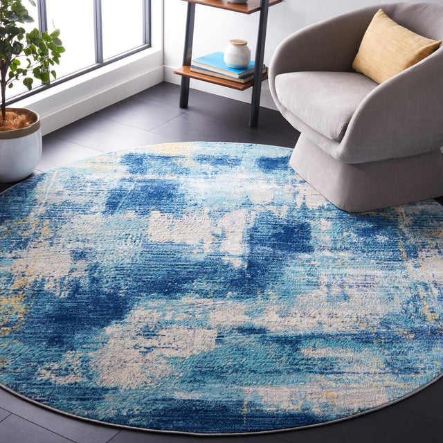 Safavieh Jasper Jsp142N Navy/Ivory Rug - Safavieh - jsp142n - 7r