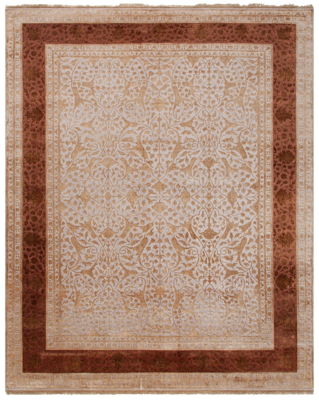 Safavieh Jewel Of India Jwl607B Ivory/Cinnamon Rug - Safavieh - jwl607b - 4