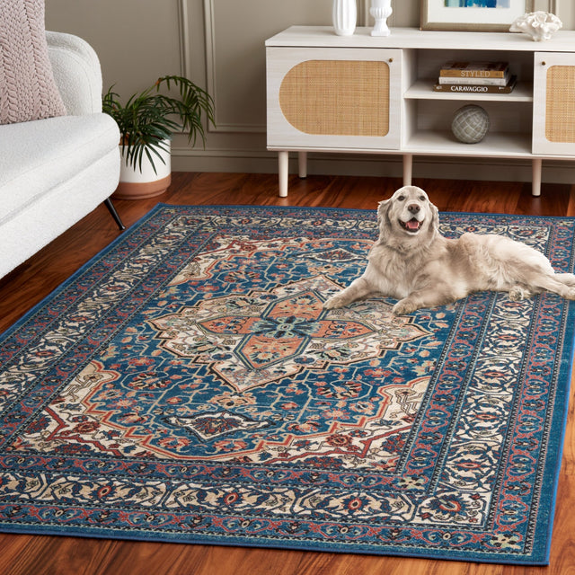 Safavieh Journey Jny105M Blue/Ivory Rug - Safavieh - jny105m - 7r