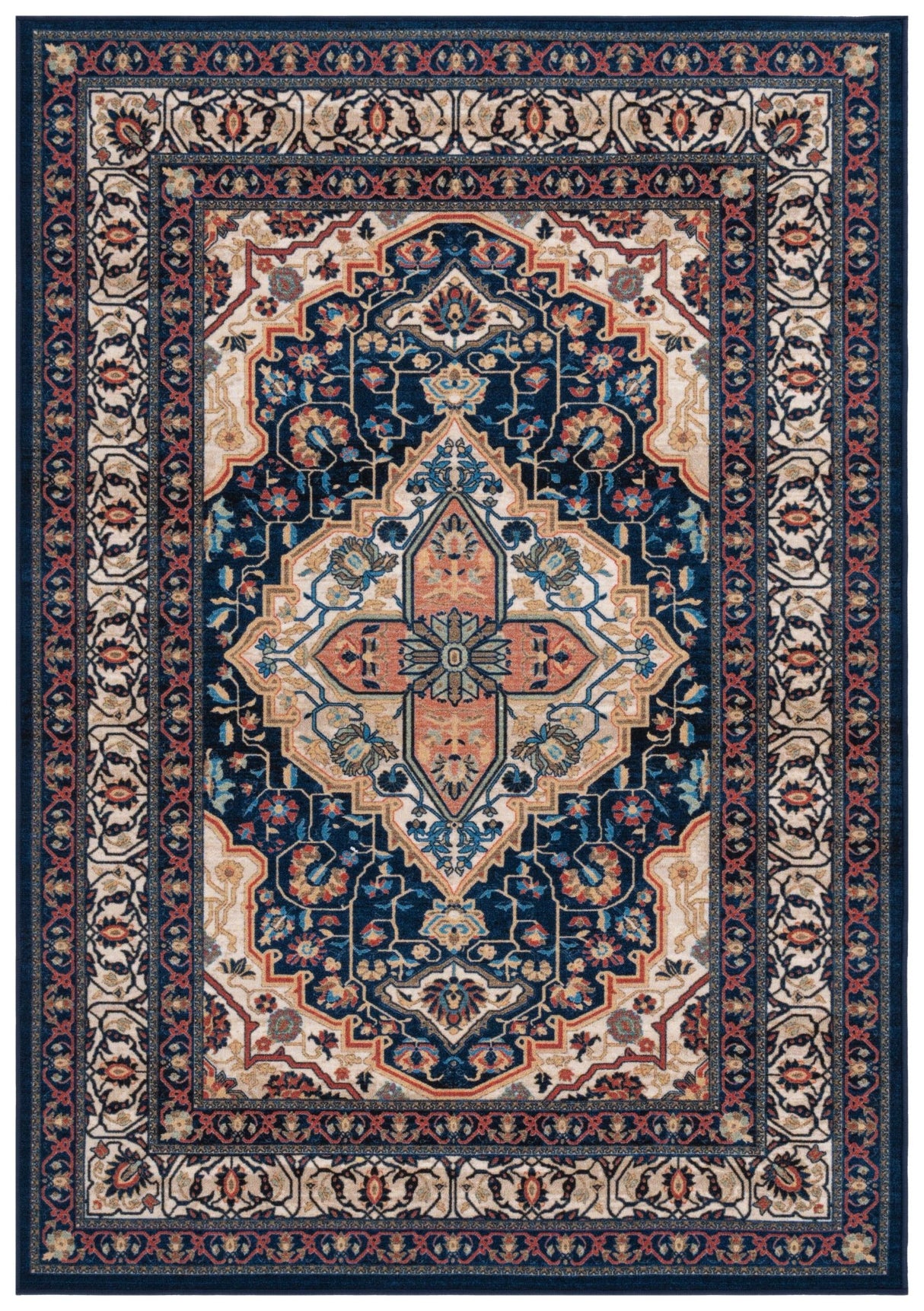 Safavieh Journey Jny105N Navy/Ivory Rug - Safavieh - jny105n - 4