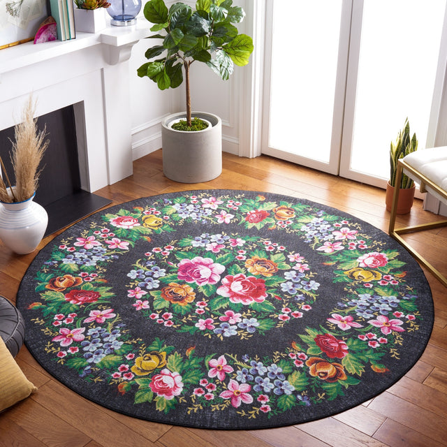 Safavieh Journey Jny154H Charcoal/Green Rugs - Safavieh - jny154h - 7r