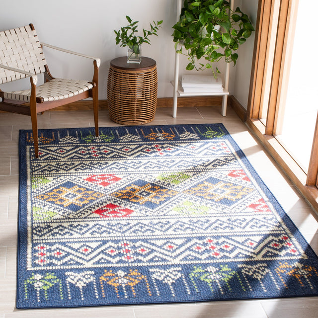 Safavieh Journey Jny167M Blue/Ivory Rugs - Safavieh - jny167m - 4