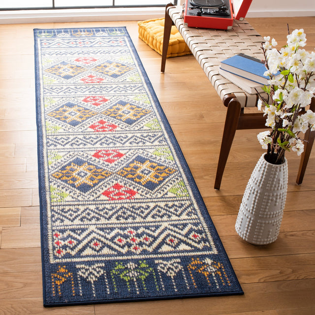 Safavieh Journey Jny167M Blue/Ivory Rugs - Safavieh - jny167m - 7r
