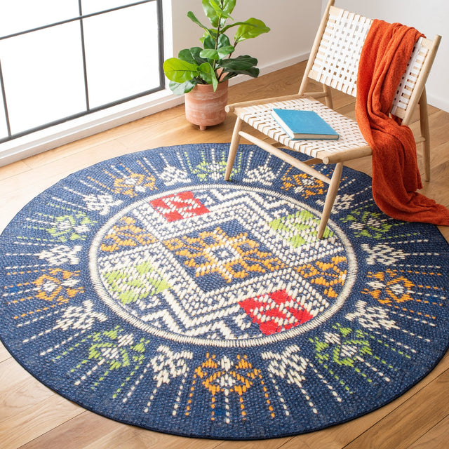 Safavieh Journey Jny167M Blue/Ivory Rugs - Safavieh - jny167m - 7r