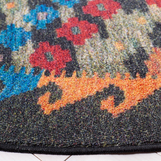 Safavieh Journey Jny174H Charcoal/Red Rugs - Safavieh - jny174h - 7r