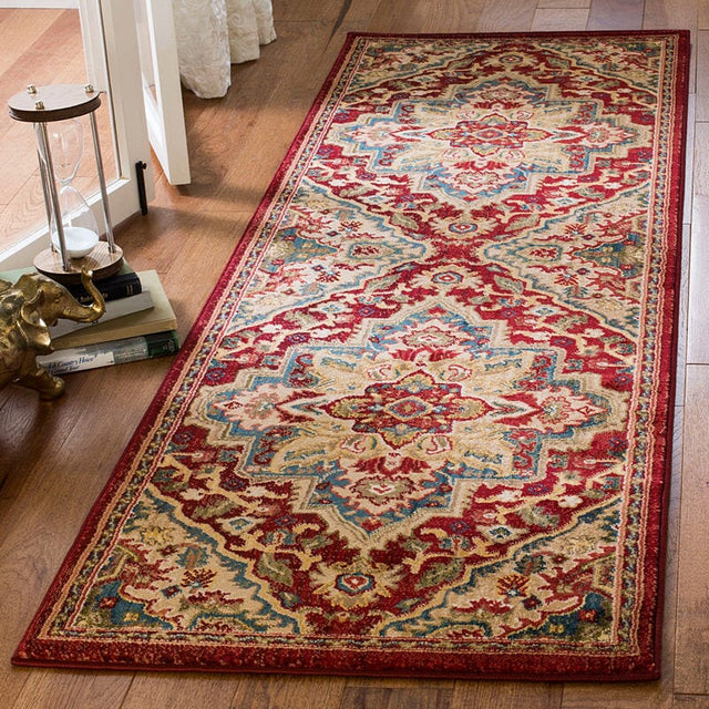 Safavieh Kashan Ksn304D Red / Beige Rugs - Safavieh - ksn304d - 3