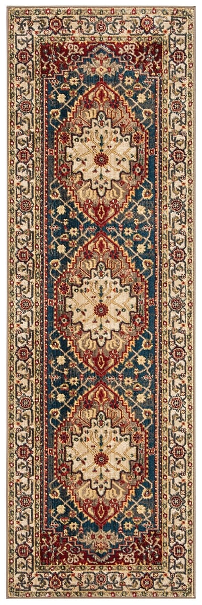 Safavieh Kashan Ksn306A Ivory / Blue Rugs - Safavieh - ksn306a - 28