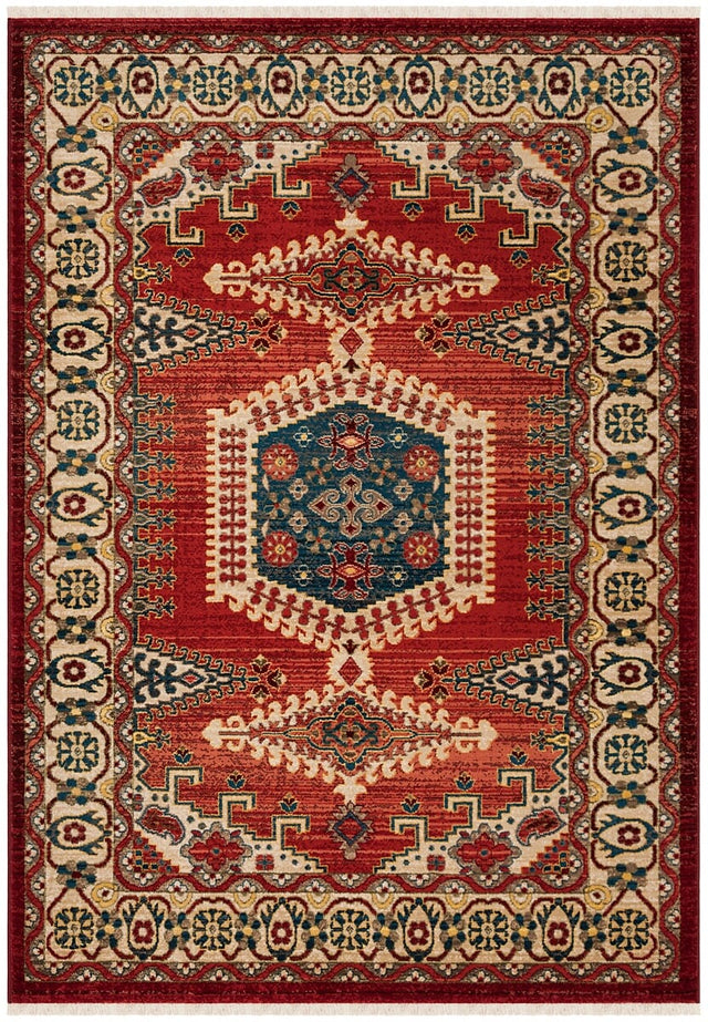 Safavieh Kashan Ksn308Q Red / Ivory Rugs - Safavieh - ksn308q - 3