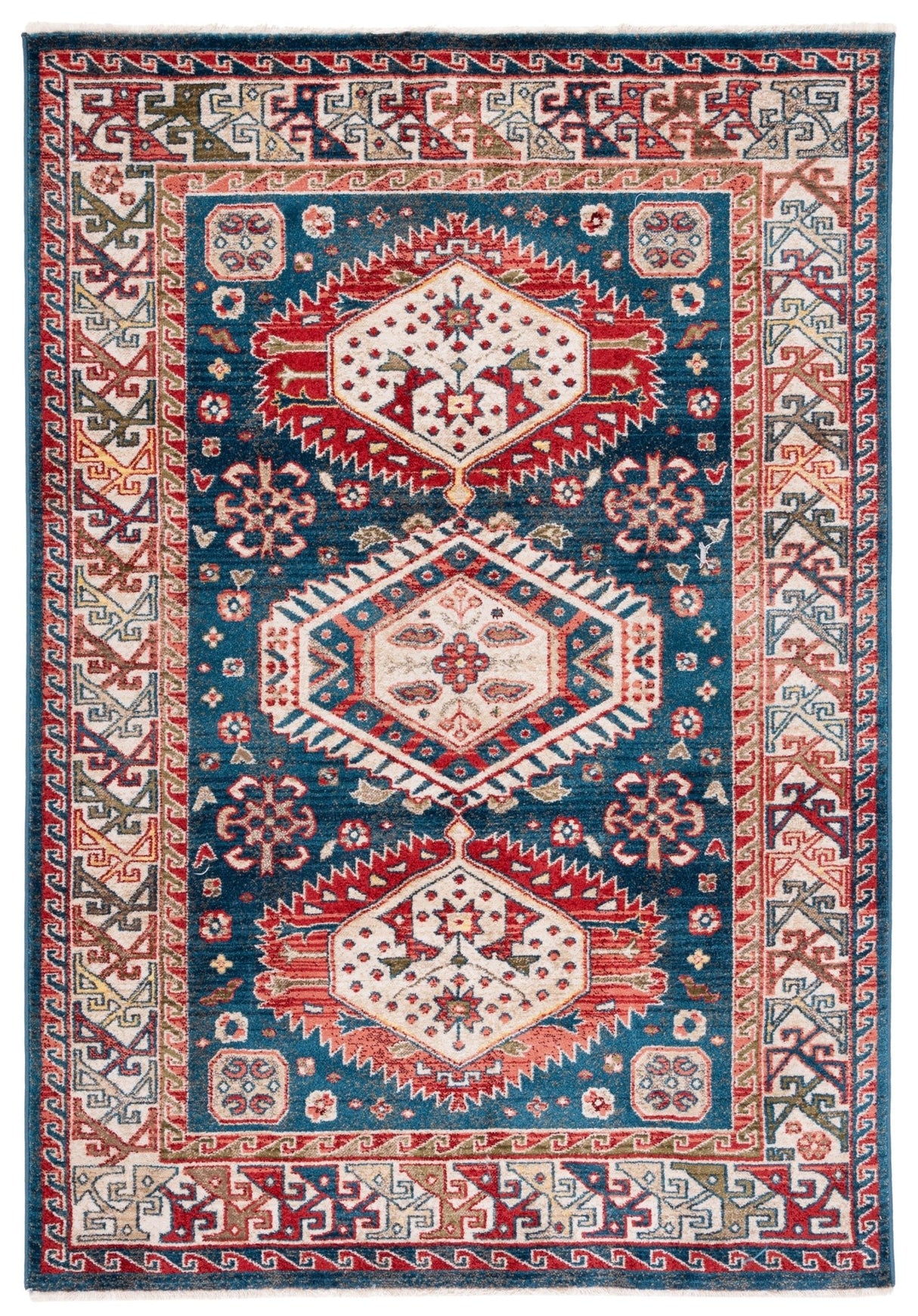 Safavieh Kashan Ksn353M Blue/Ivory Rugs - Safavieh - ksn353m - 3