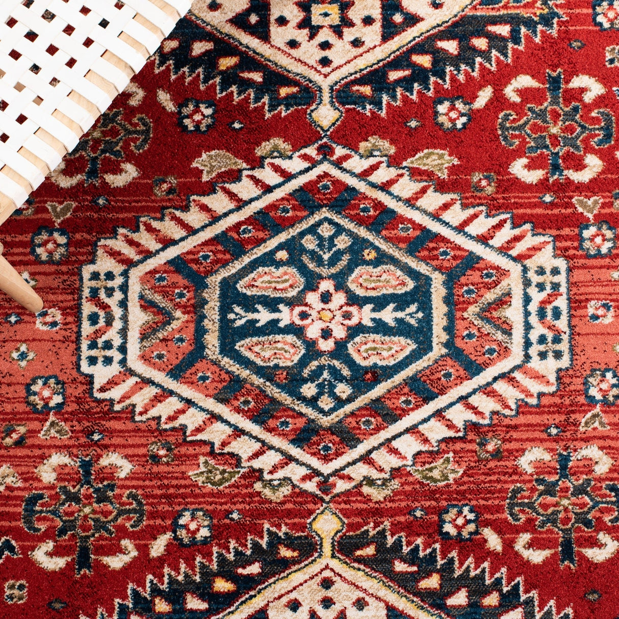 Safavieh Kashan Ksn353P Rust/Ivory Rugs - Safavieh - ksn353p - 28