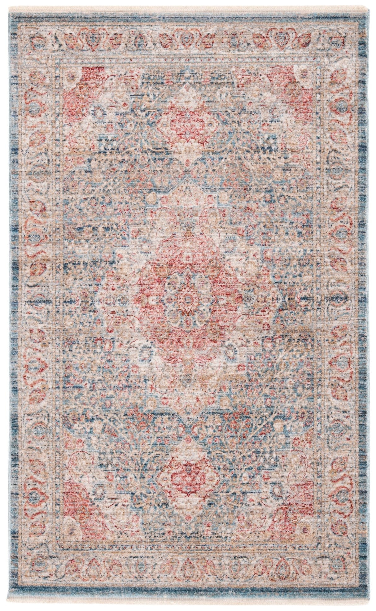 Safavieh Kenitra Kra672M Blue/Ivory Rug - Safavieh - kra672m - 3