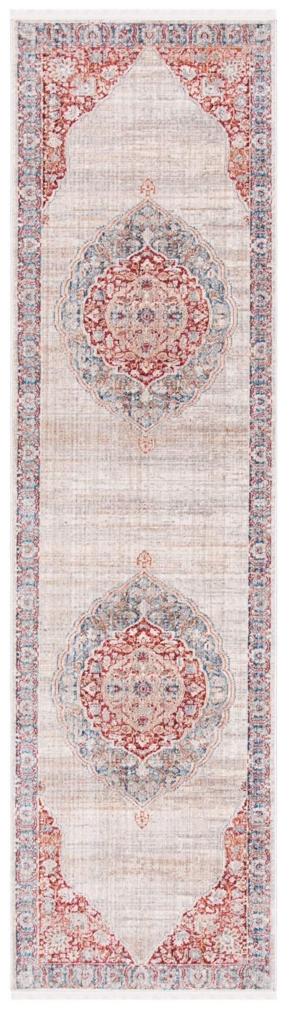 Safavieh Kenitra Kra678B Ivory/Red Rug - Safavieh - kra678b - 24