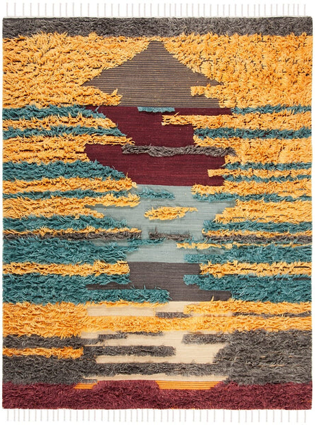 Safavieh Kenya Kny230Q Red / Gold Rugs - Safavieh - kny230q - 6