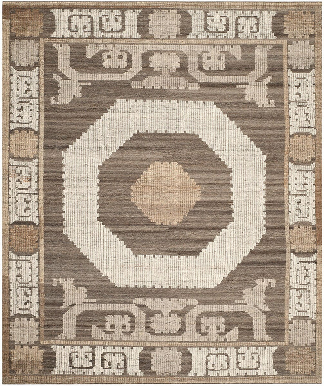 Safavieh Kenya Kny313A Ivory / Brown Rugs - Safavieh - kny313a - 28