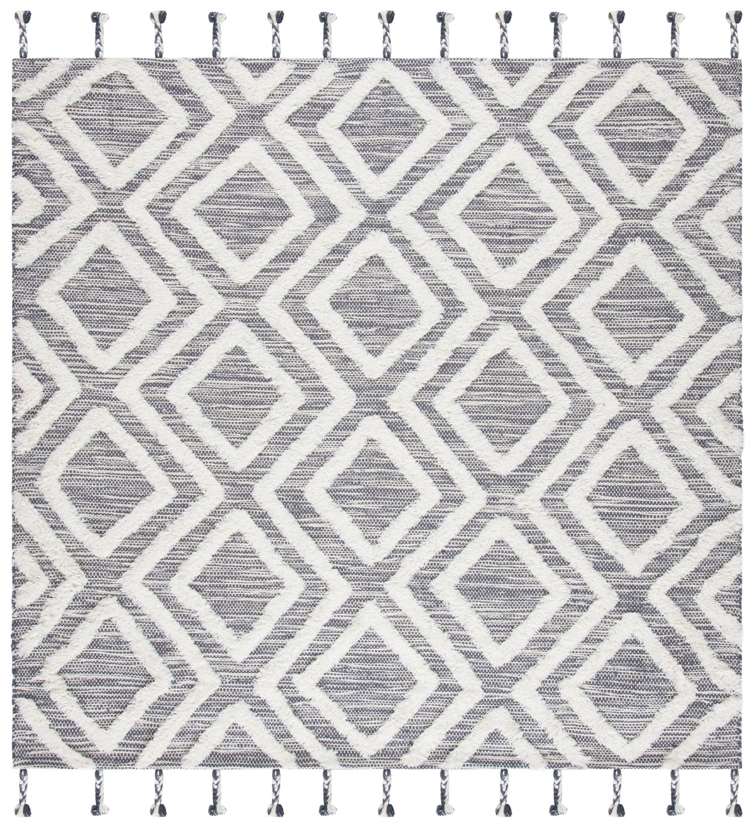 Safavieh Kenya Kny331F Grey/Ivory Rugs - Safavieh - kny331f - 7sq