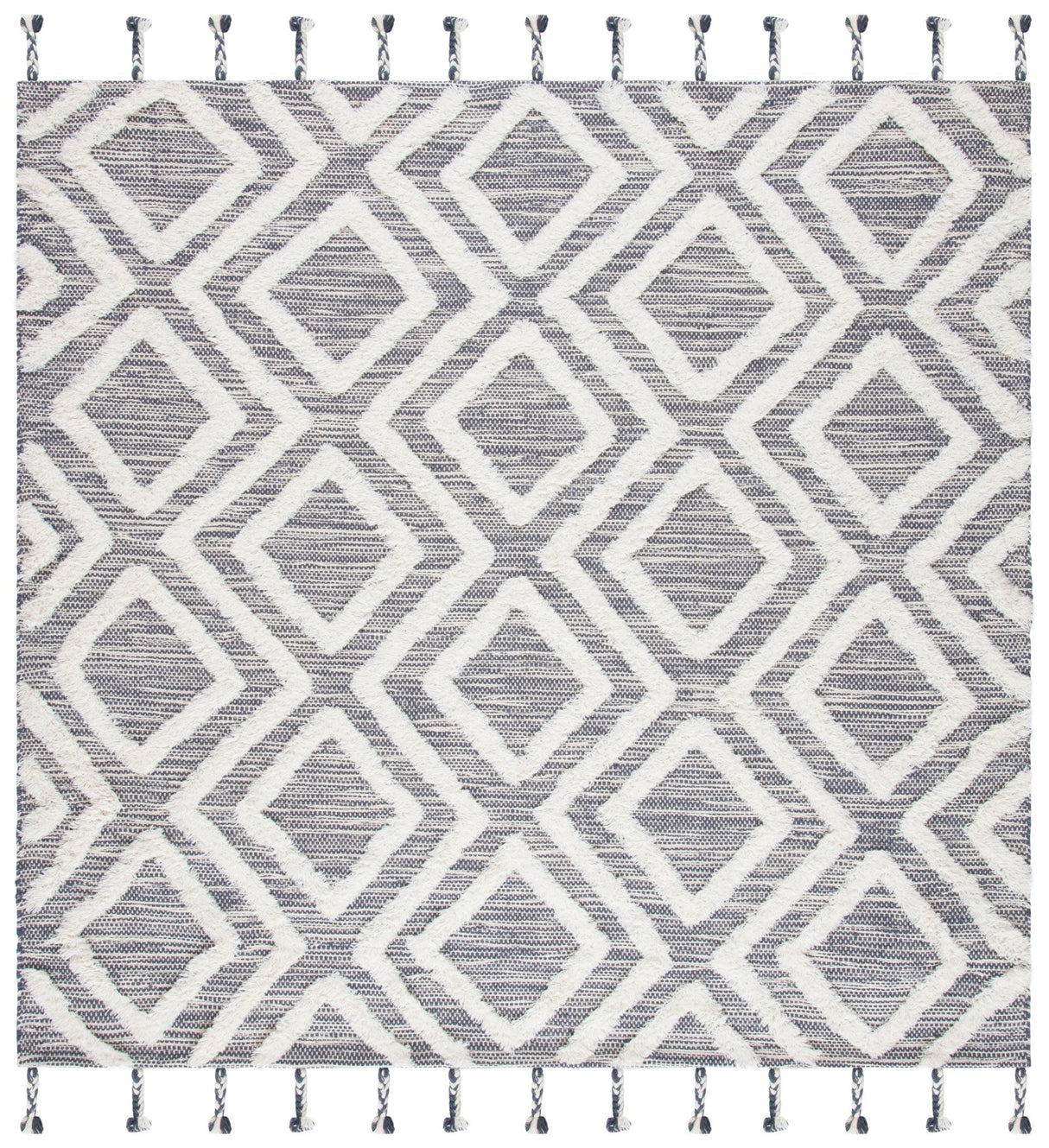Safavieh Kenya Kny331F Grey/Ivory Rugs - Safavieh - kny331f - 7sq
