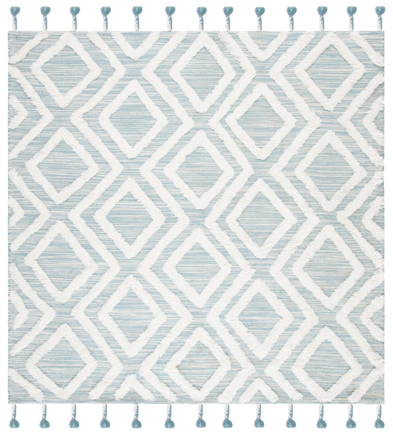 Safavieh Kenya Kny331J Aqua/Ivory Rugs - Safavieh - kny331j - 7sq