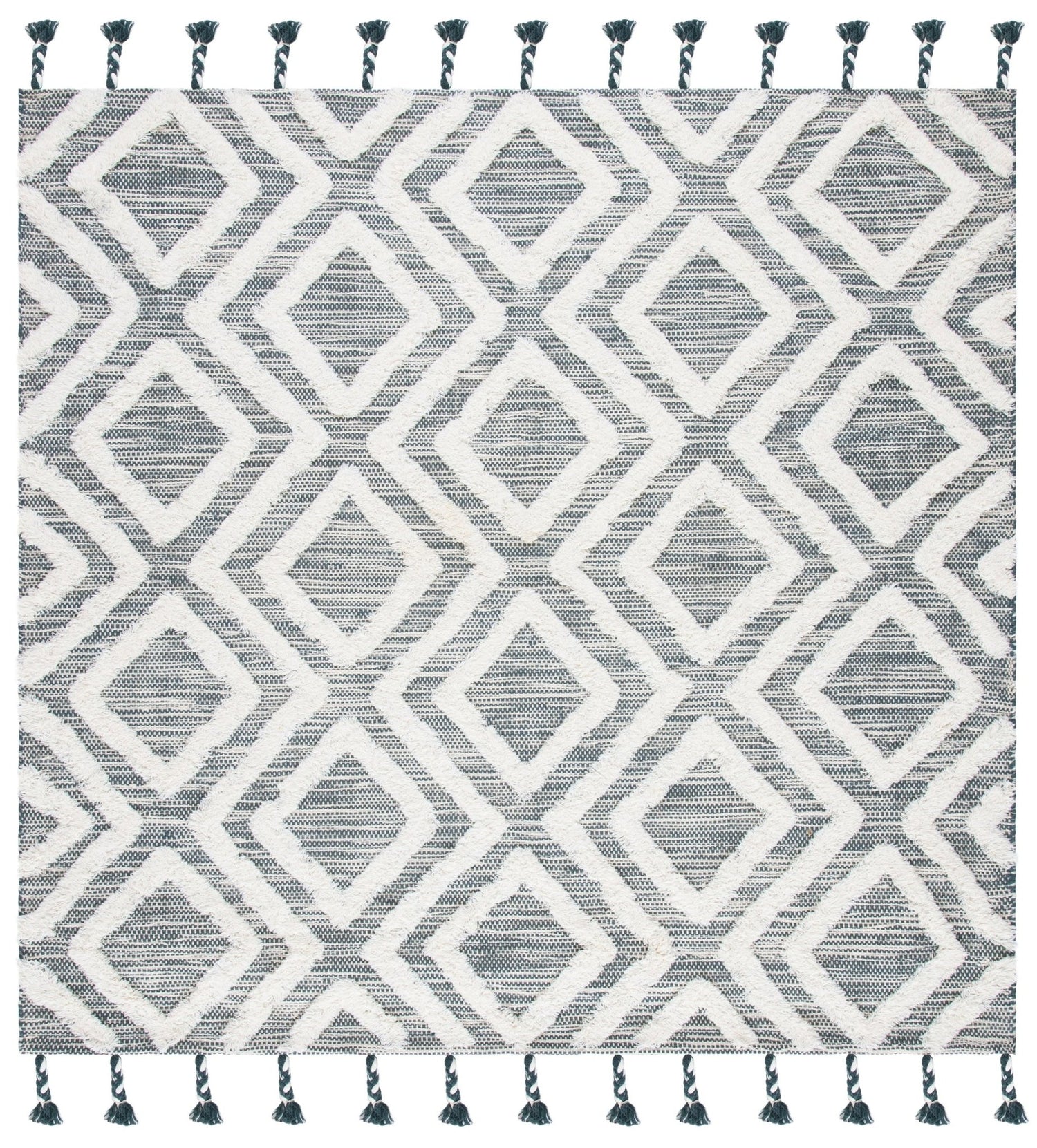 Safavieh Kenya Kny331L Teal/Ivory Rugs - Safavieh - kny331l - 7sq