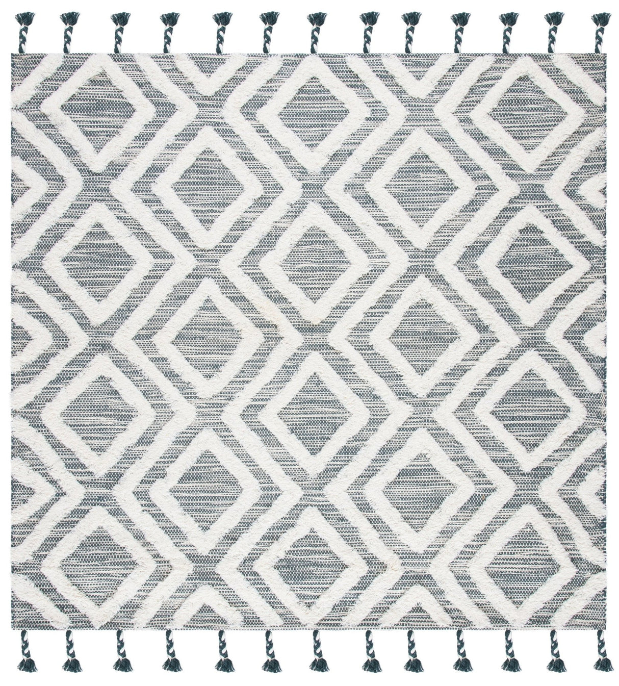 Safavieh Kenya Kny331L Teal/Ivory Rugs - Safavieh - kny331l - 7sq