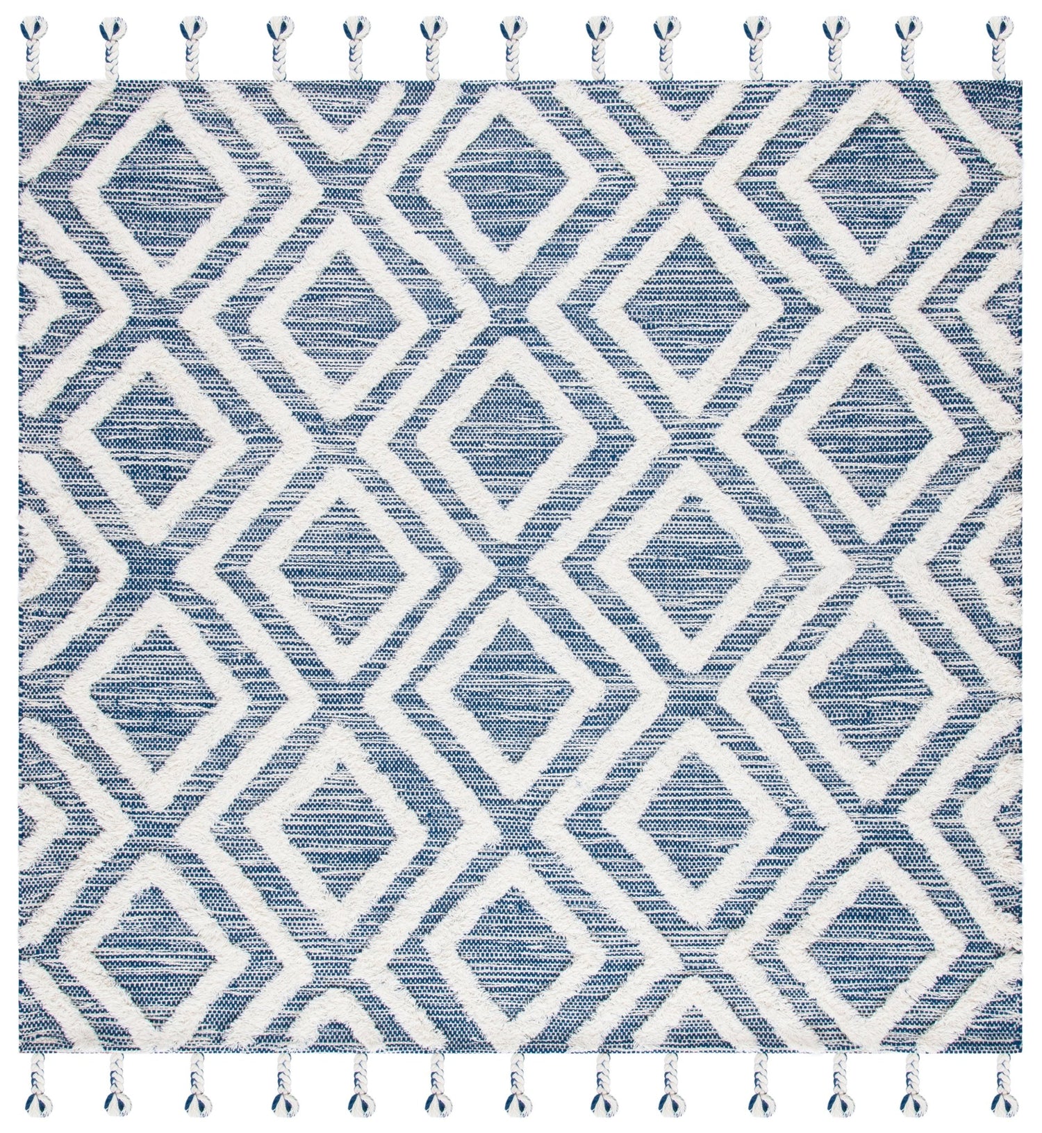 Safavieh Kenya Kny331N Navy/Ivory Rugs - Safavieh - kny331n - 7sq