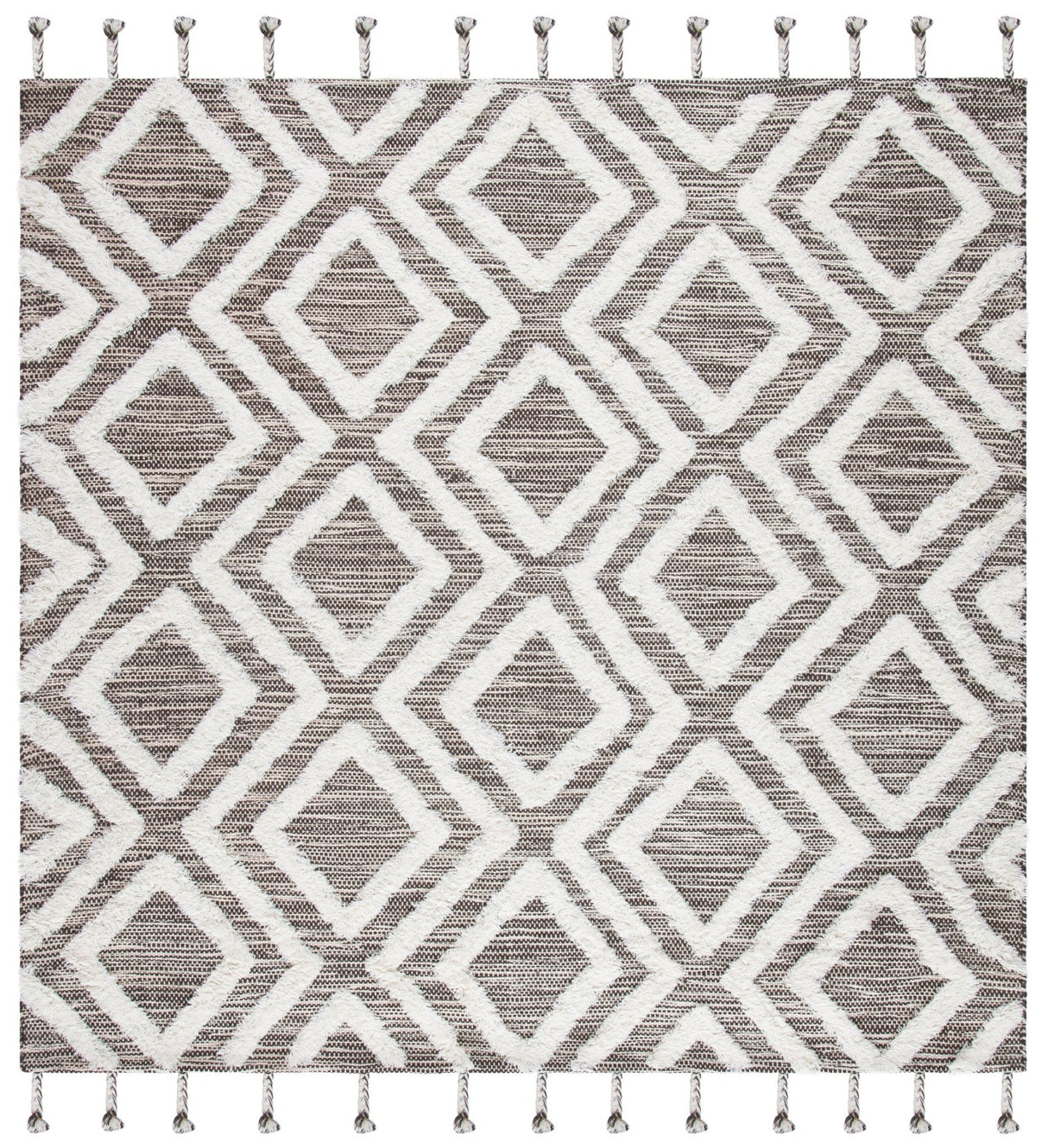 Safavieh Kenya Kny331T Brown/Ivory Rugs - Safavieh - kny331t - 7sq