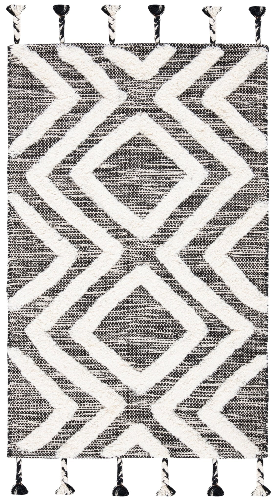 Safavieh Kenya Kny331Z Black/Ivory Rugs - Safavieh - kny331z - 28