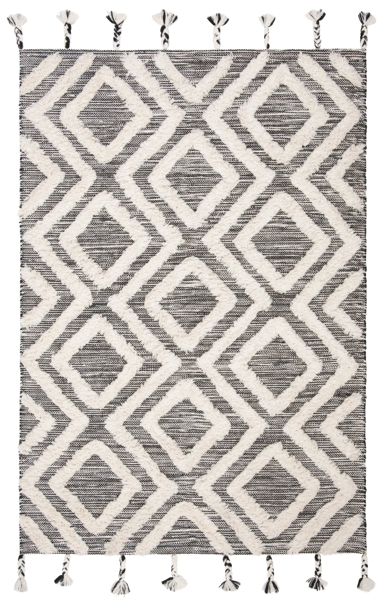 Safavieh Kenya Kny331Z Black/Ivory Rugs - Safavieh - kny331z - 3