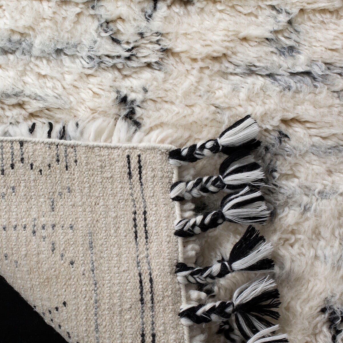 Safavieh Kenya Kny352A Ivory / Black Rugs - Safavieh - kny352a - 6