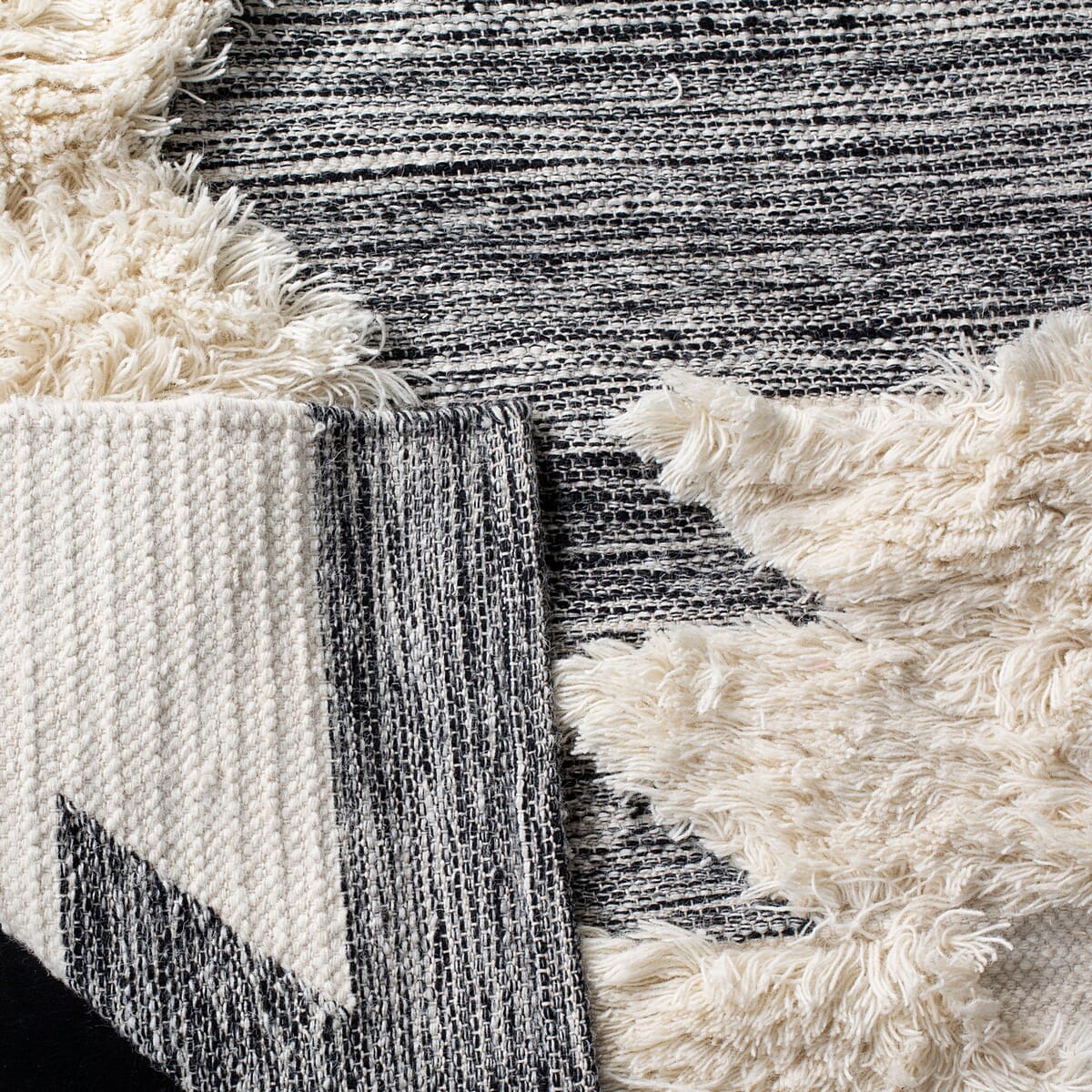 Safavieh Kenya Kny452Z Black / Ivory Rugs - Safavieh - kny452z - 6