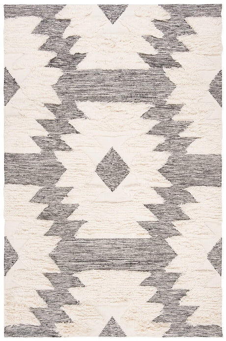 Safavieh Kenya Kny452Z Black / Ivory Rugs - Safavieh - kny452z - 6
