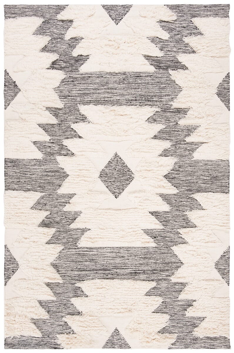 Safavieh Kenya Kny452Z Black / Ivory Rugs - Safavieh - kny452z - 6