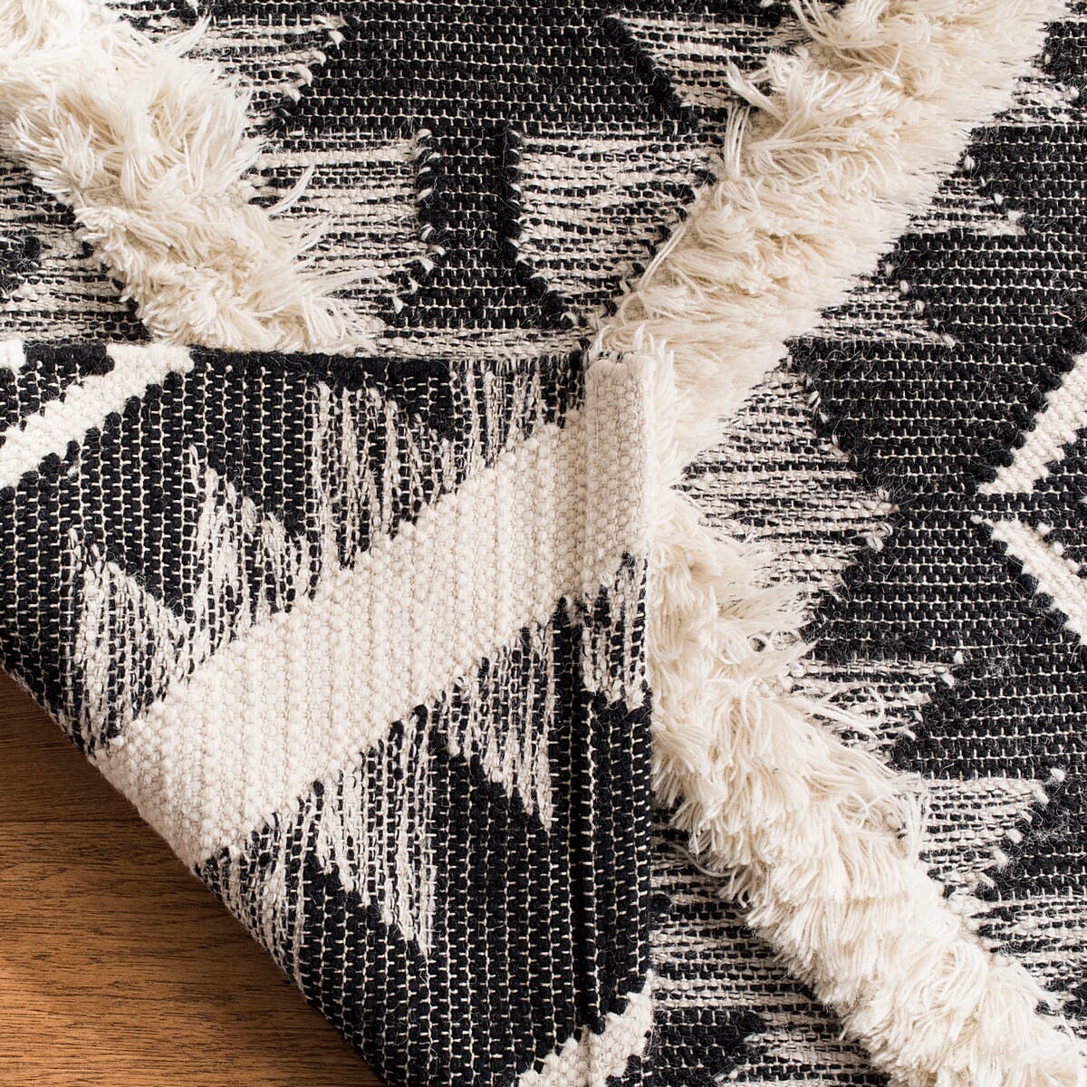 Safavieh Kenya Kny453Z Black / Ivory Rugs - Safavieh - kny453z - 6