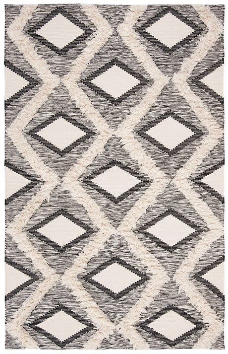 Safavieh Kenya Kny454Z Black / Ivory Rugs - Safavieh - kny454z - 6