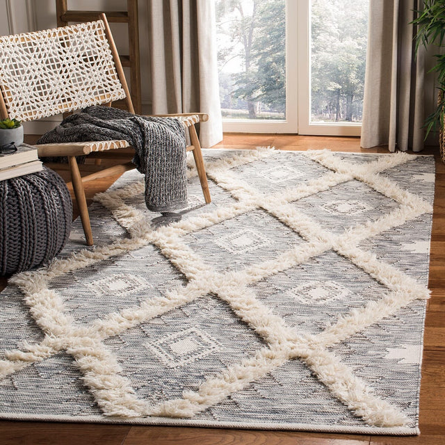 Safavieh Kenya Kny455F Grey / Ivory Rugs - Safavieh - kny455f - 6