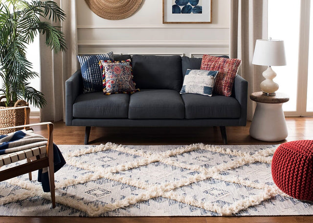 Safavieh Kenya Kny455G Silver / Ivory Rugs - Safavieh - kny455g - 6