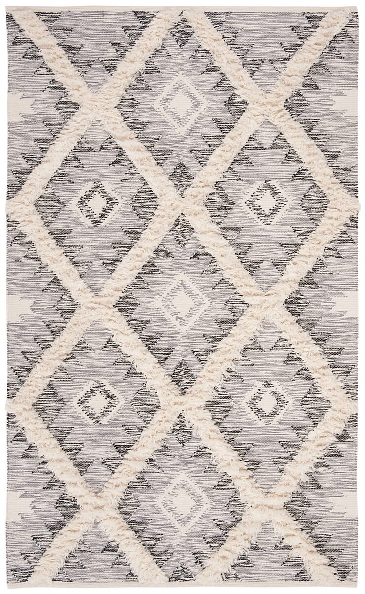 Safavieh Kenya Kny455H Charcoal / Ivory Rugs - Safavieh - kny455h - 6