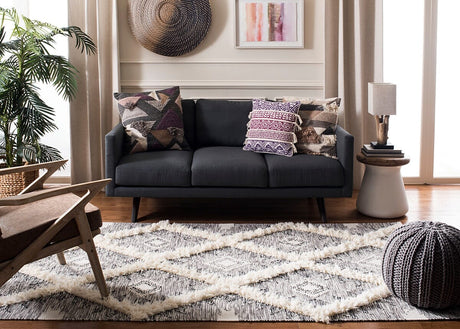 Safavieh Kenya Kny455Z Black / Ivory Rugs - Safavieh - kny455z - 6