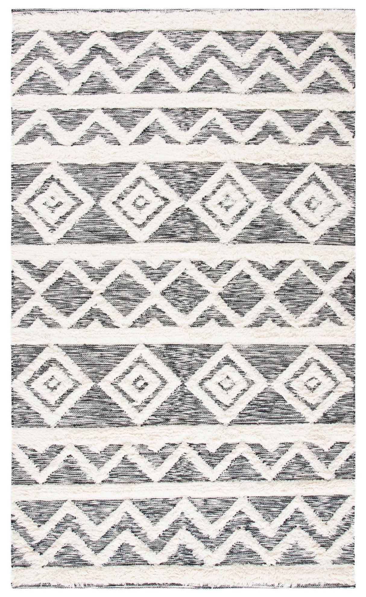 Safavieh Kenya Kny456A Ivory/Black Rug - Safavieh - kny456a - 8