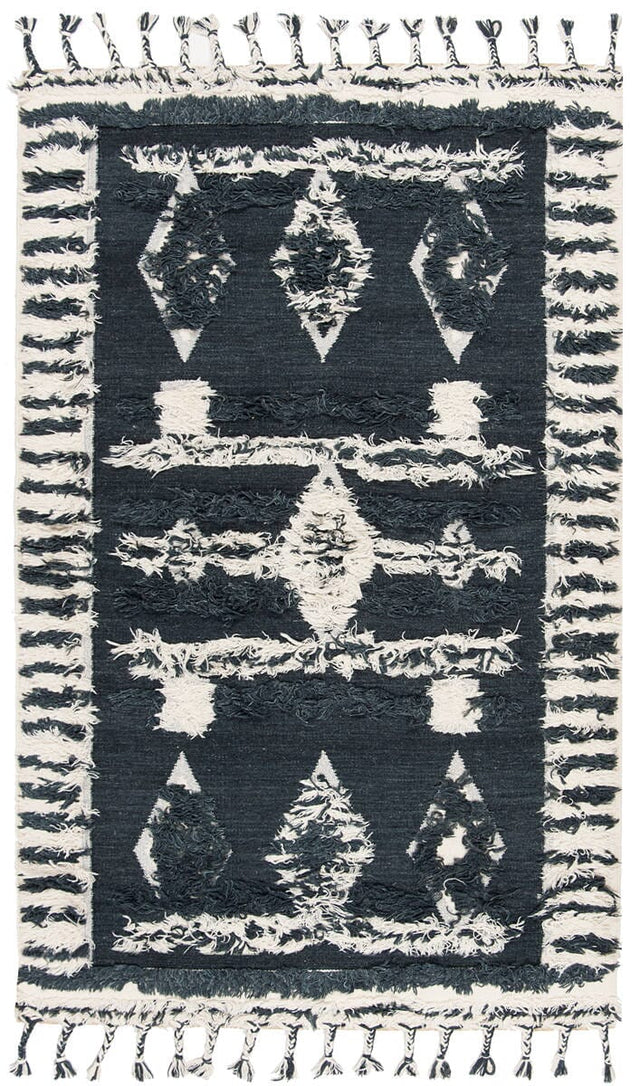 Safavieh Kenya Kny601A Charcoal / Ivory Rugs - Safavieh - kny601a - 6