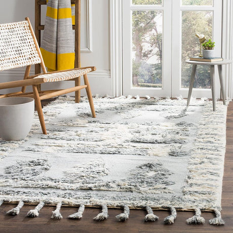 Safavieh Kenya Kny601B Grey / Ivory Rugs - Safavieh - kny601b - 6