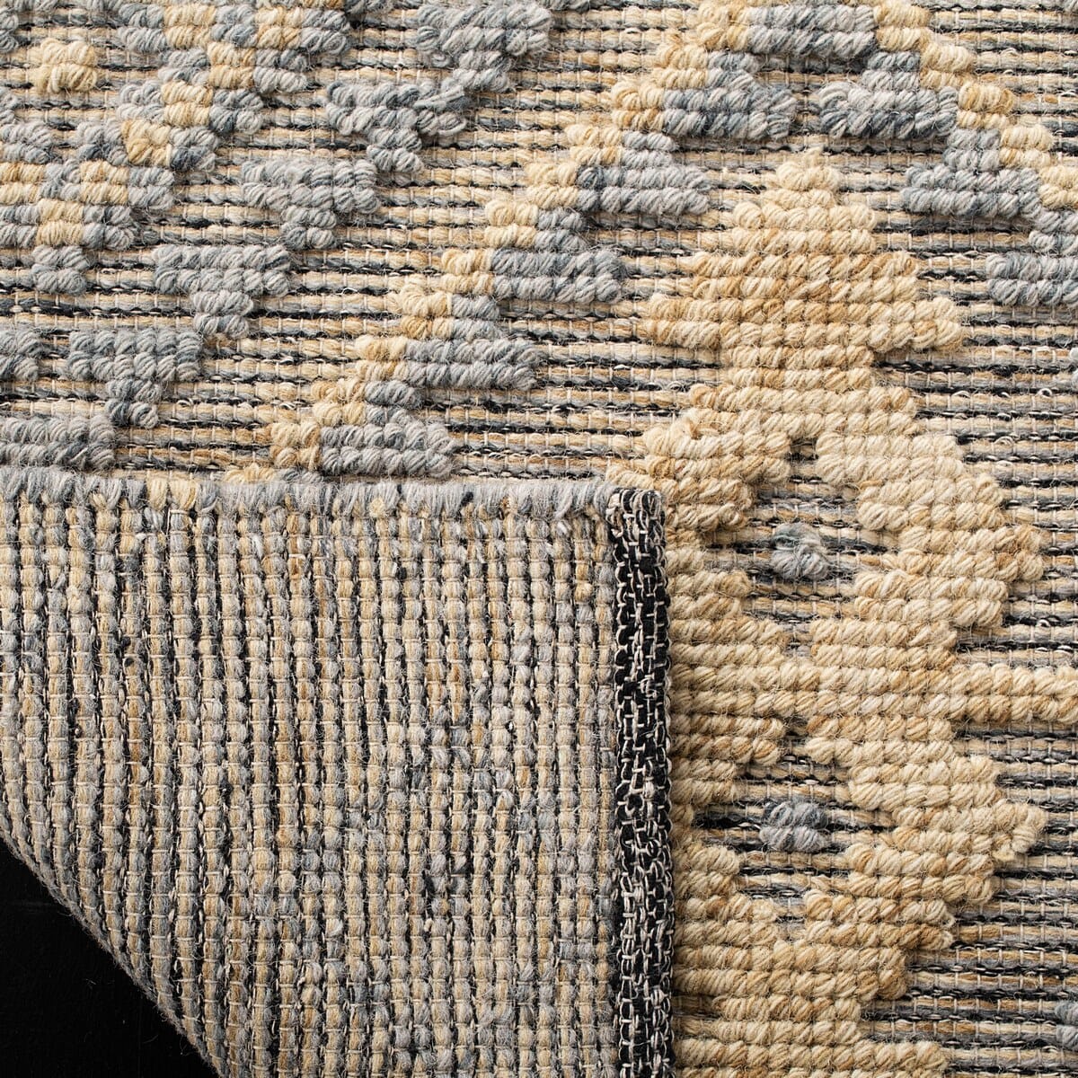 Safavieh Kenya Kny602F Grey / Gold Rugs - Safavieh - kny602f - 5