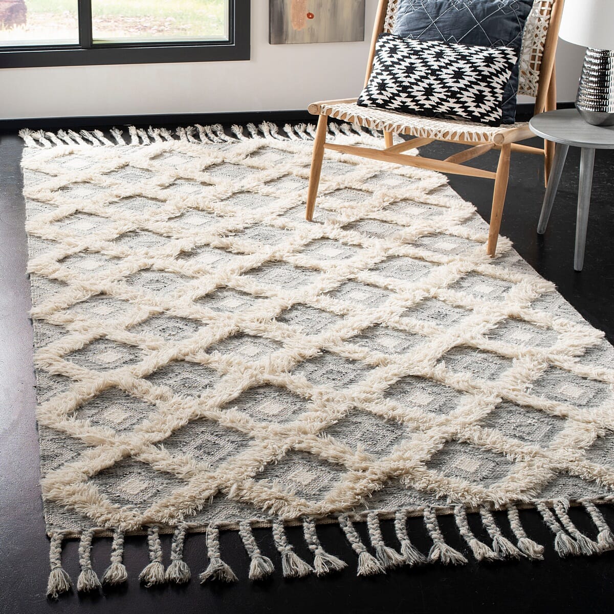 Safavieh Kenya Kny603F Grey / Ivory Rugs - Safavieh - kny603f - 6