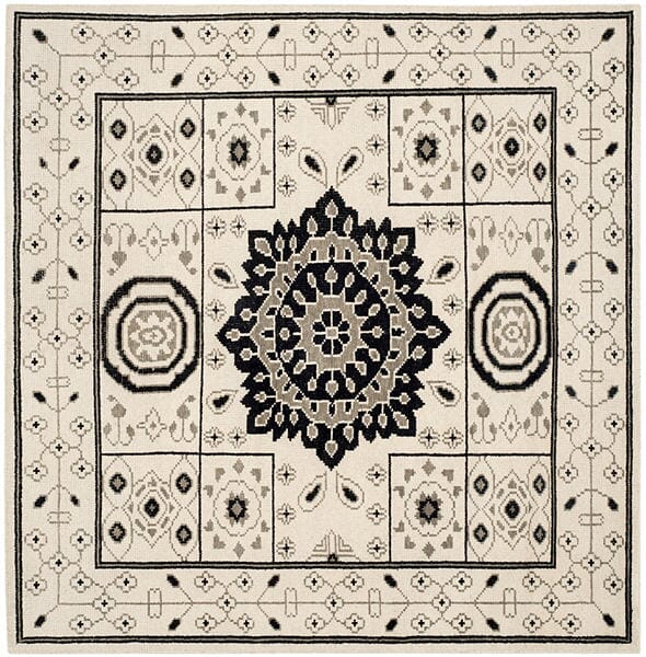 Safavieh Kenya Kny625A Ivory / Grey Rugs - Safavieh - kny625a - 7sq