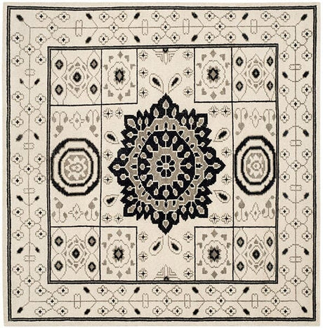 Safavieh Kenya Kny625A Ivory / Grey Rugs - Safavieh - kny625a - 7sq