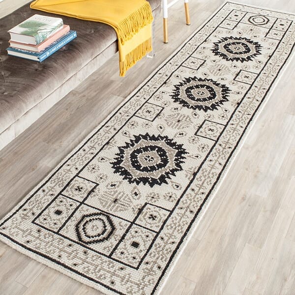 Safavieh Kenya Kny625A Ivory / Grey Rugs - Safavieh - kny625a - 7sq