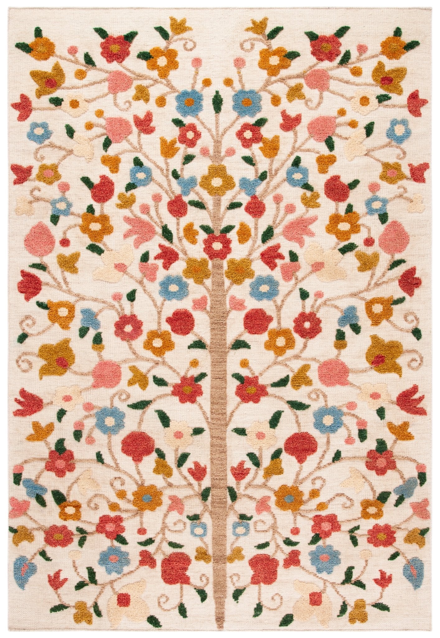 Safavieh Kenya Kny640B Ivory/Pink Rugs - Safavieh - kny640b - 6