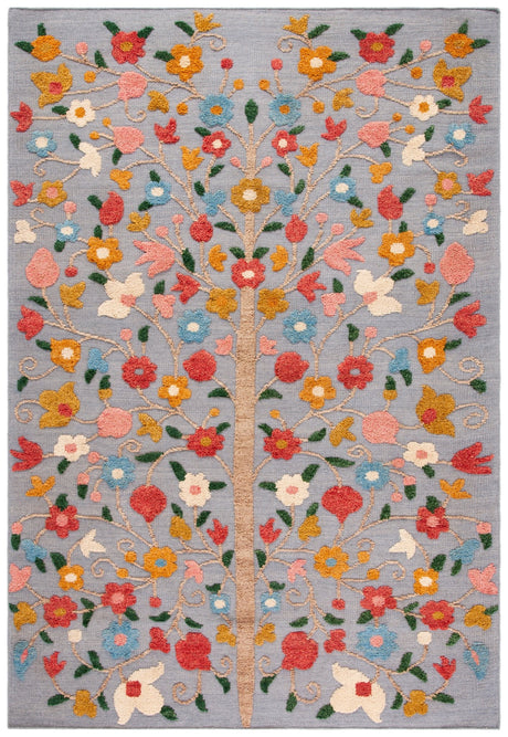 Safavieh Kenya Kny640F Grey/Pink Rugs - Safavieh - kny640f - 6
