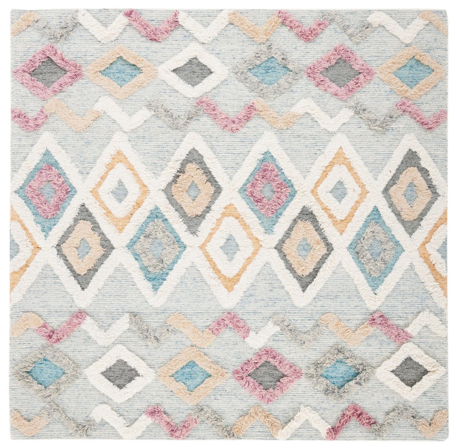 Safavieh Kenya Kny663F Grey/Ivory Rugs - Safavieh - kny663f - 7sq