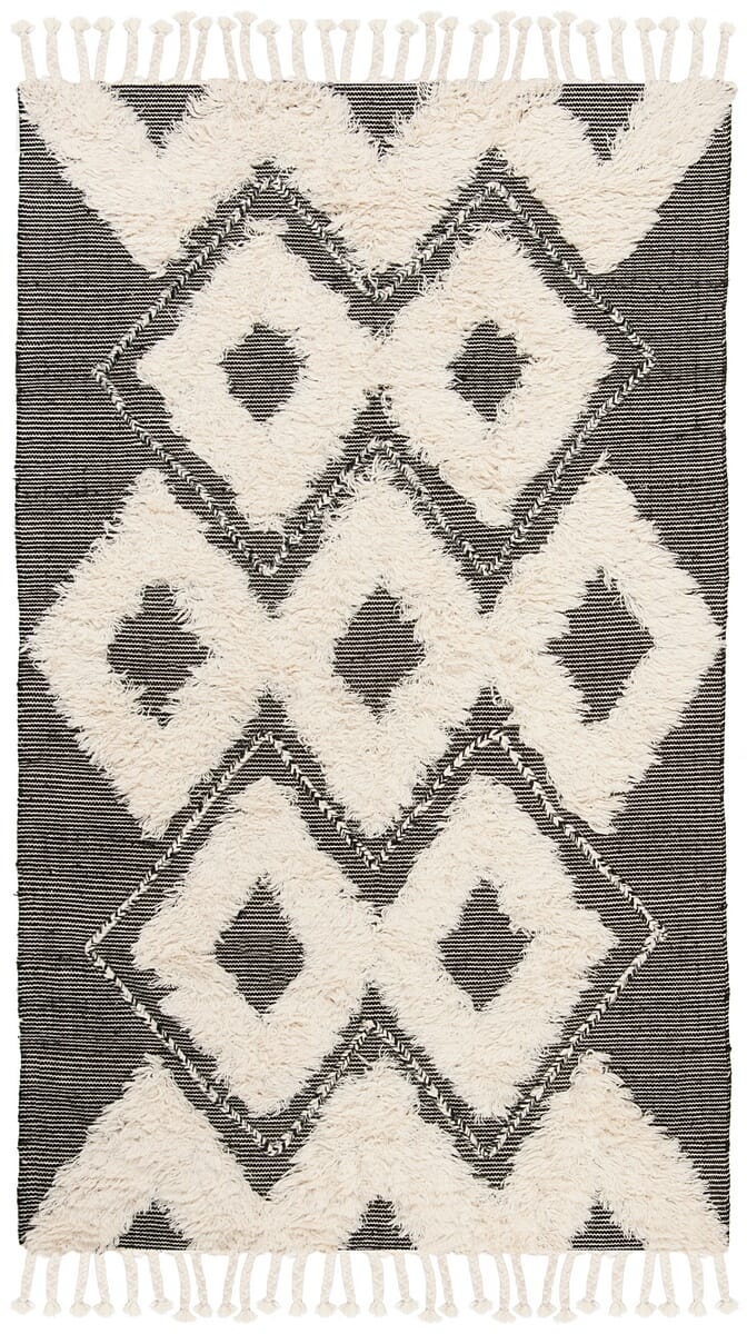 Safavieh Kenya Kny903H Black / Ivory Rugs - Safavieh - kny903h - 3